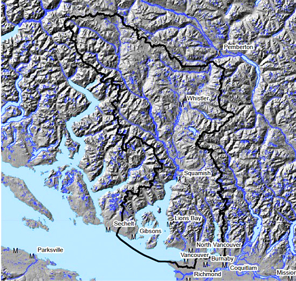 Squamish ‘Traditional Territory’ claim (B.C. Treaty Commission) 