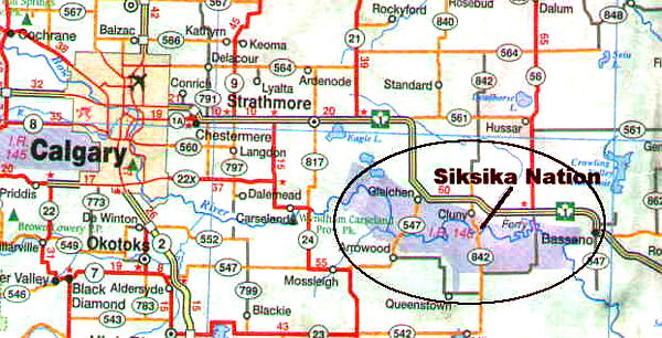 Siksika 'Nation' Map
